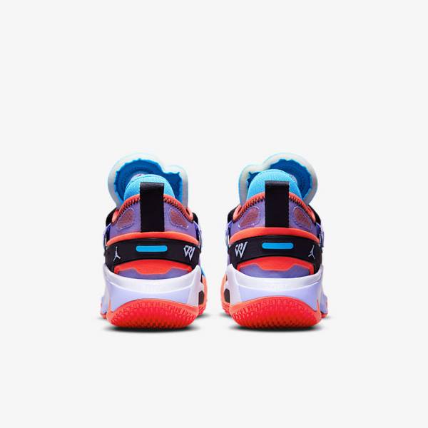 Black / Blue / Light Red Kids' Nike Jordan Why Not Zer0.5 Older Basketball Shoes | NK305KRS