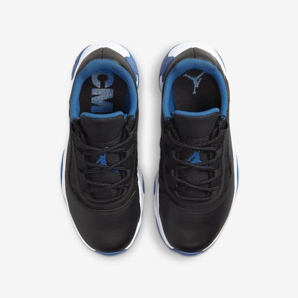 Black / Dark Blue / White Kids' Nike Air Jordan 11 CMFT Low Older Sneakers | NK462PNQ