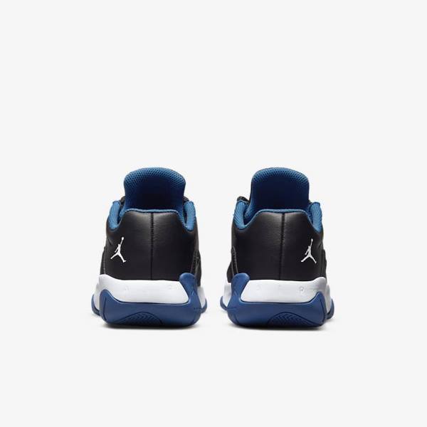 Black / Dark Blue / White Kids' Nike Air Jordan 11 CMFT Low Older Sneakers | NK462PNQ