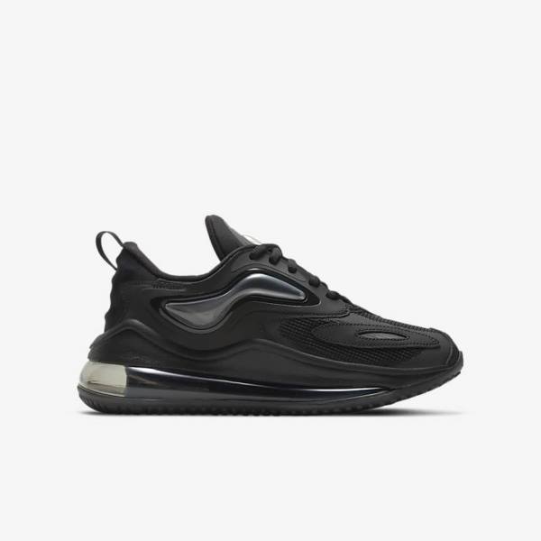 Black / Dark Grey Kids' Nike Air Max Zephyr Older Sneakers | NK903TXE