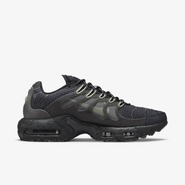 Black / Dark Grey / Light Green Men's Nike Air Max Terrascape Plus Sneakers | NK935XNK