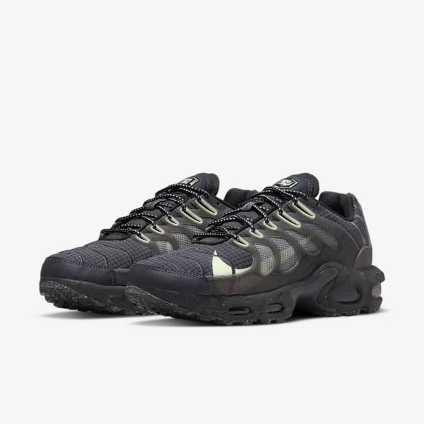 Black / Dark Grey / Light Green Men's Nike Air Max Terrascape Plus Sneakers | NK935XNK