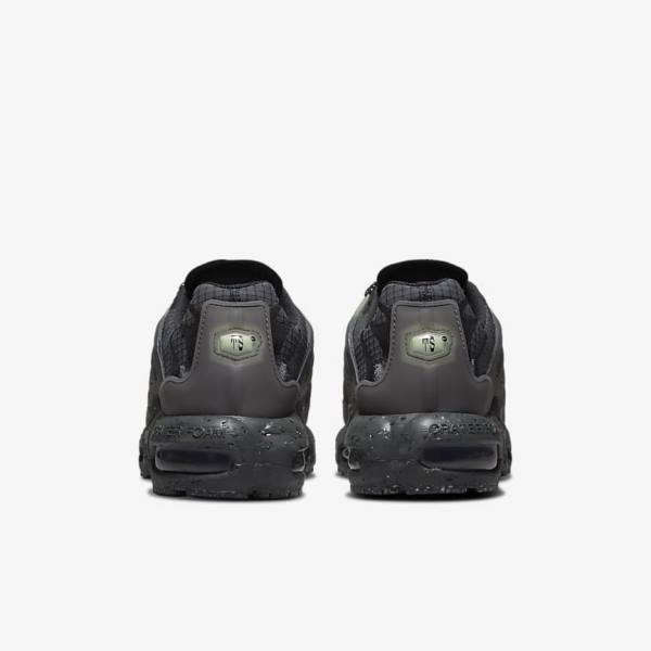 Black / Dark Grey / Light Green Men's Nike Air Max Terrascape Plus Sneakers | NK935XNK