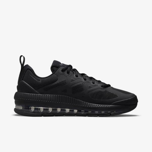 Black / Dark Grey Men's Nike Air Max Genome Sneakers | NK857SVF