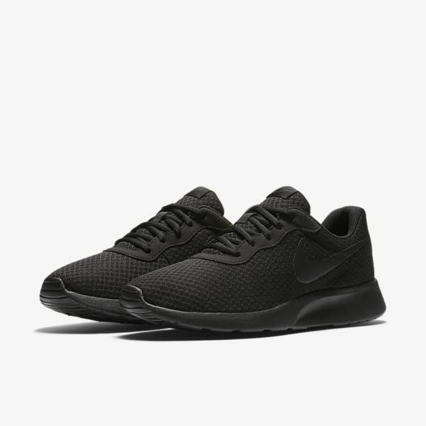 Black / Dark Grey Men's Nike Tanjun Sneakers | NK879WSF