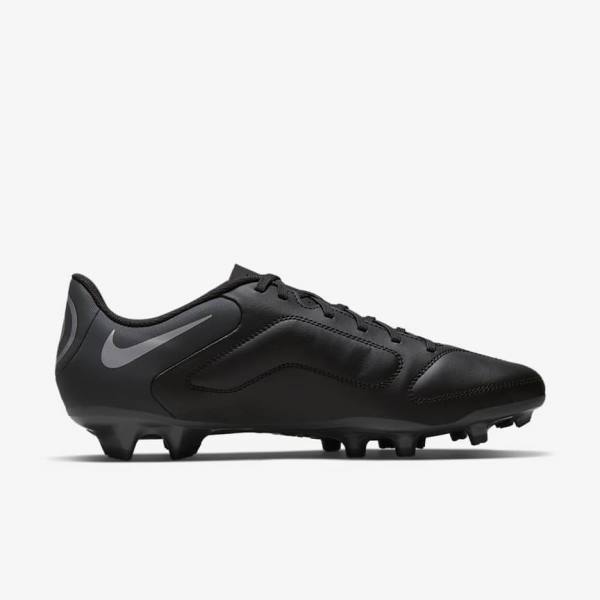 Black / Dark Grey Men's Nike Tiempo Legend 9 Club MG Multi-Ground Football Shoes | NK324EFV