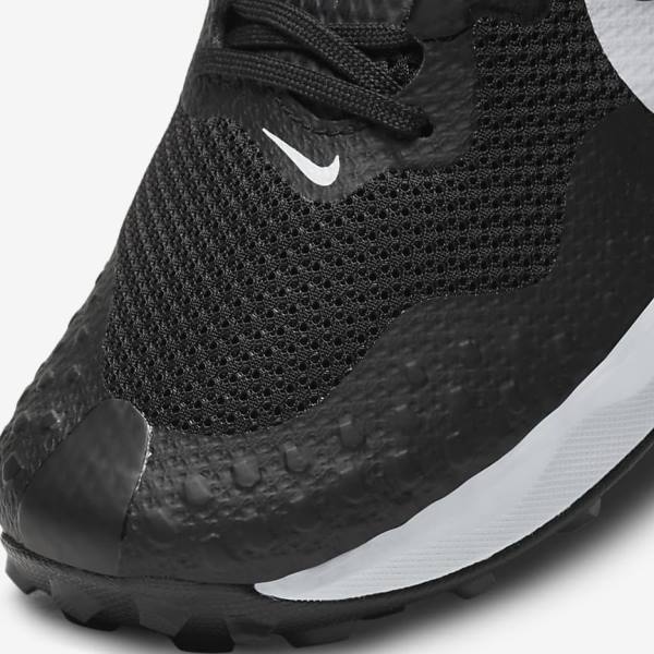 Black / Dark Grey / Platinum Men's Nike Wildhorse 7 Trail Running Shoes | NK581TBF