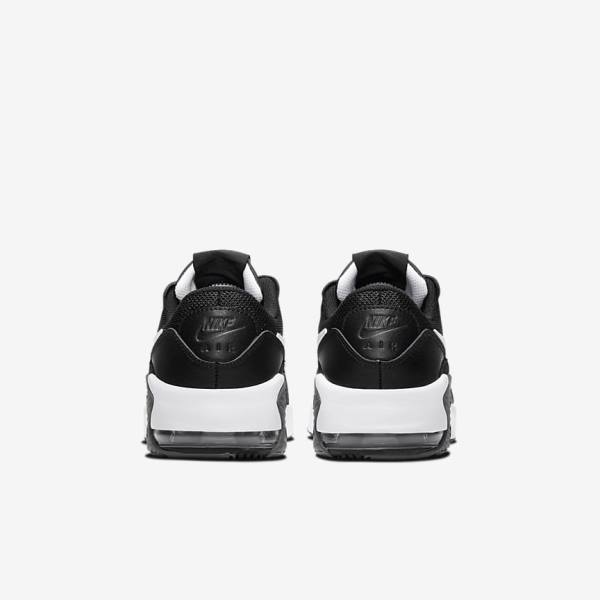 Black / Dark Grey / White Kids' Nike Air Max Excee Older Sneakers | NK723MSF