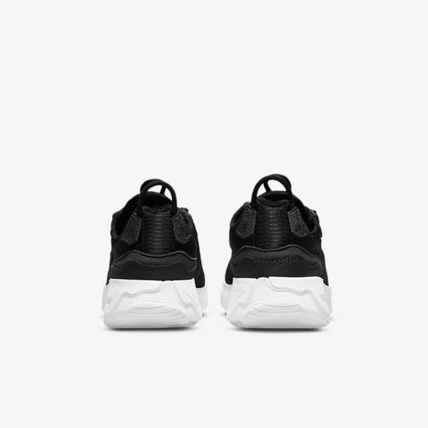 Black / Dark Grey / White Kids' Nike React Live Older Sneakers | NK718RZG