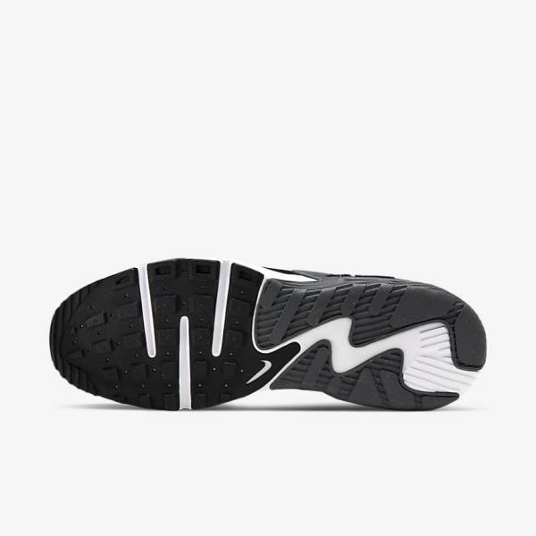 Black / Dark Grey / White Men's Nike Air Max Excee Sneakers | NK489LEO