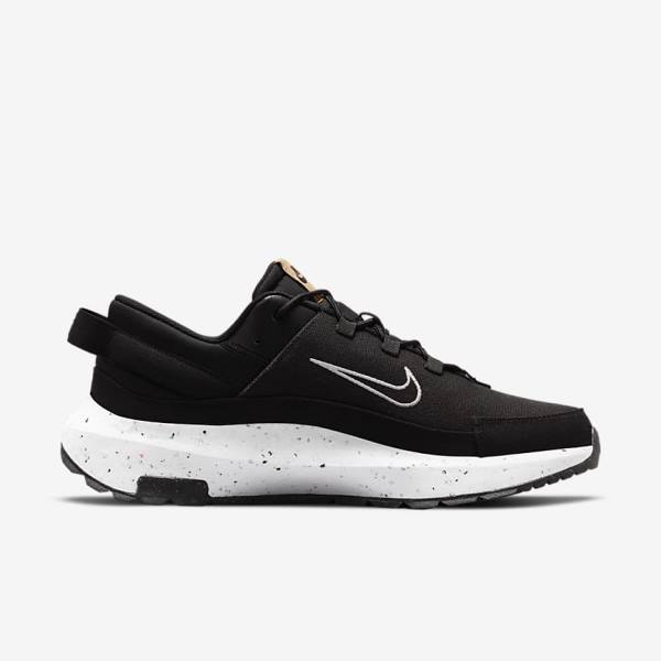 Black / Dark Grey / White Men's Nike Crater Remixa Sneakers | NK460SNC