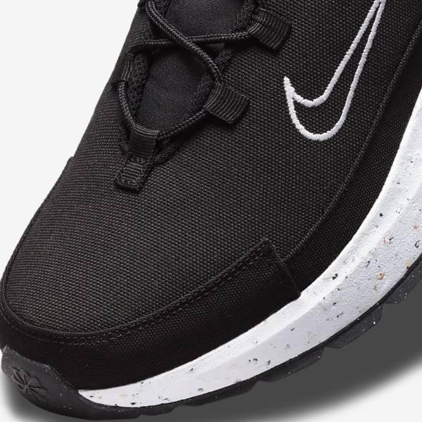 Black / Dark Grey / White Men's Nike Crater Remixa Sneakers | NK460SNC