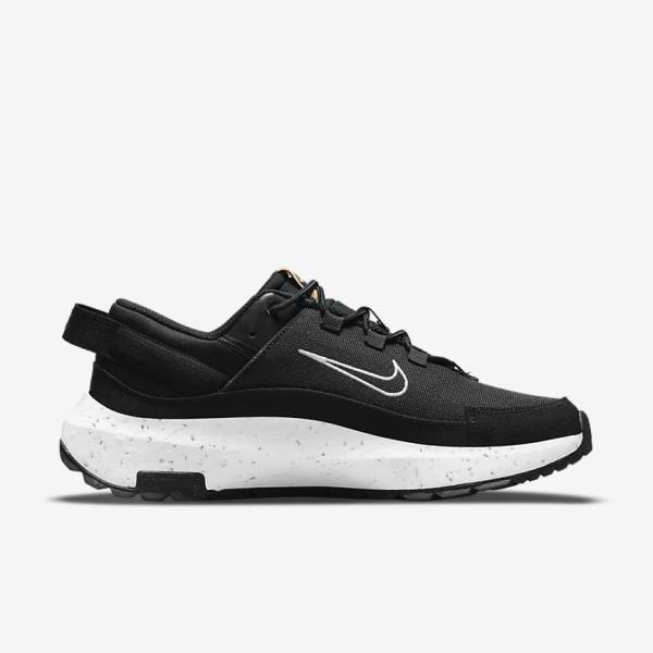 Black / Dark Grey / White Women's Nike Crater Remixa Sneakers | NK146UWM