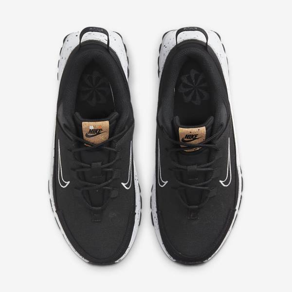 Black / Dark Grey / White Women's Nike Crater Remixa Sneakers | NK146UWM