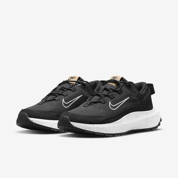 Black / Dark Grey / White Women's Nike Crater Remixa Sneakers | NK146UWM