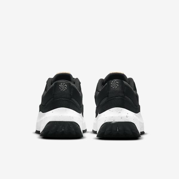 Black / Dark Grey / White Women's Nike Crater Remixa Sneakers | NK146UWM