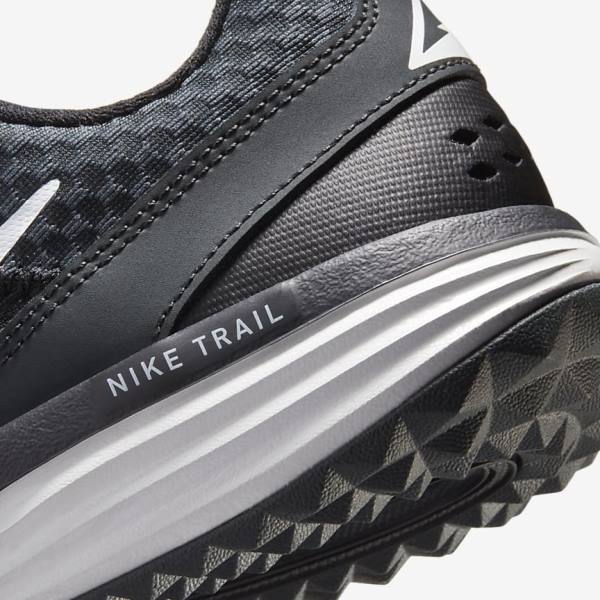 Black / Dark Grey / White Women's Nike Juniper Trail Trail Running Shoes | NK953GKL