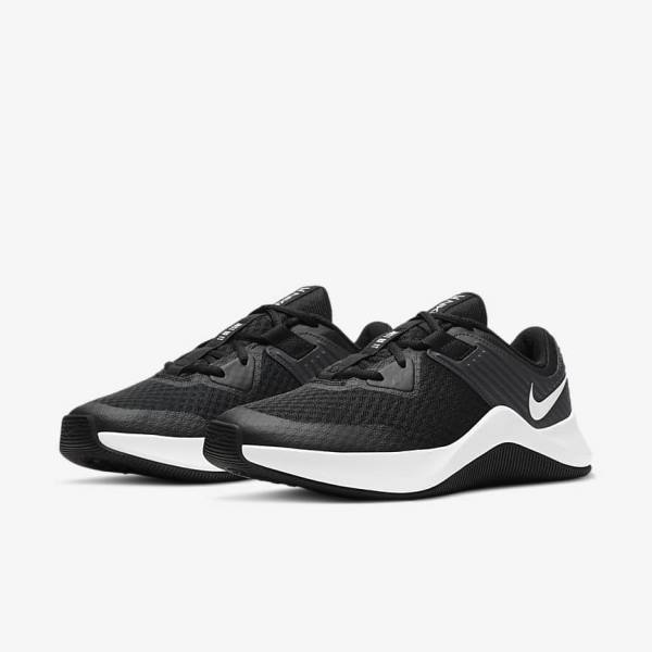 Black / Dark Grey / White Women's Nike MC Trainer Training Shoes | NK783AOD