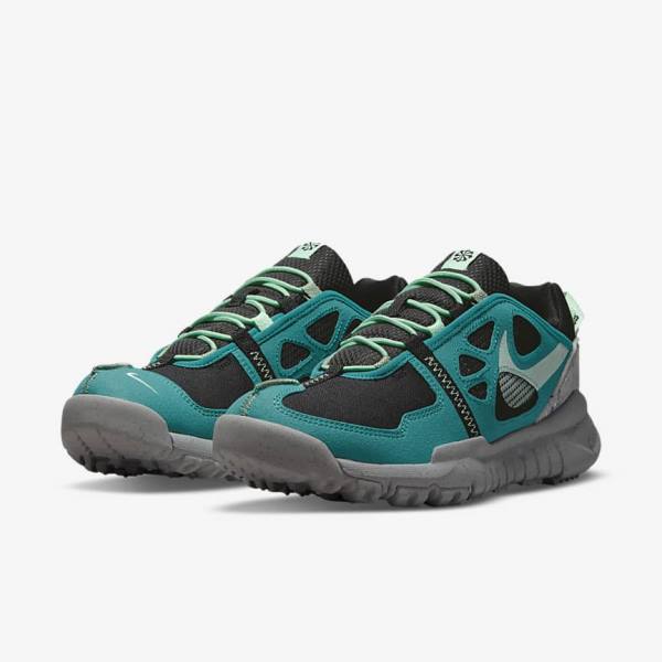 Black / Green / Mint Men's Nike Free Terra Vista Sneakers | NK354GRE