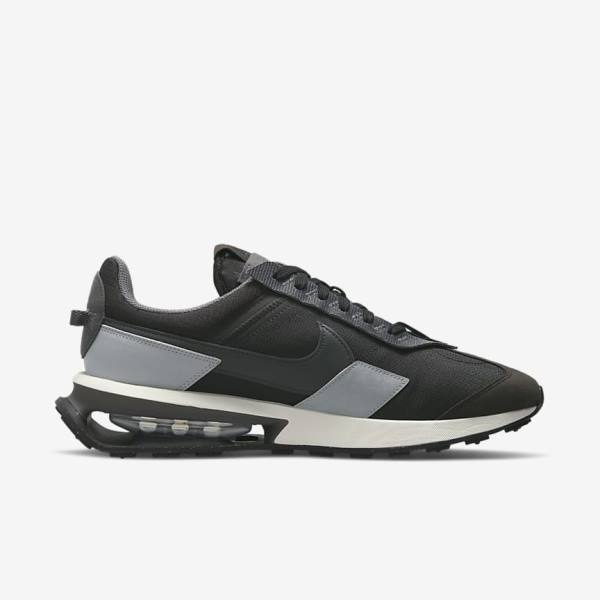 Black / Grey / Dark Grey Men's Nike Air Max Pre-Day Sneakers | NK708CKV