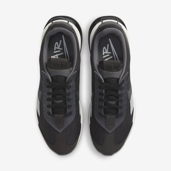 Black / Grey / Dark Grey Men's Nike Air Max Pre-Day Sneakers | NK708CKV