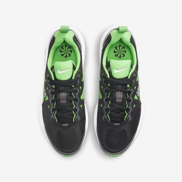 Black / Grey / Green Kids' Nike Air Max Genome Older Sneakers | NK924IVT