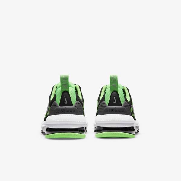 Black / Grey / Green Kids' Nike Air Max Genome Older Sneakers | NK924IVT