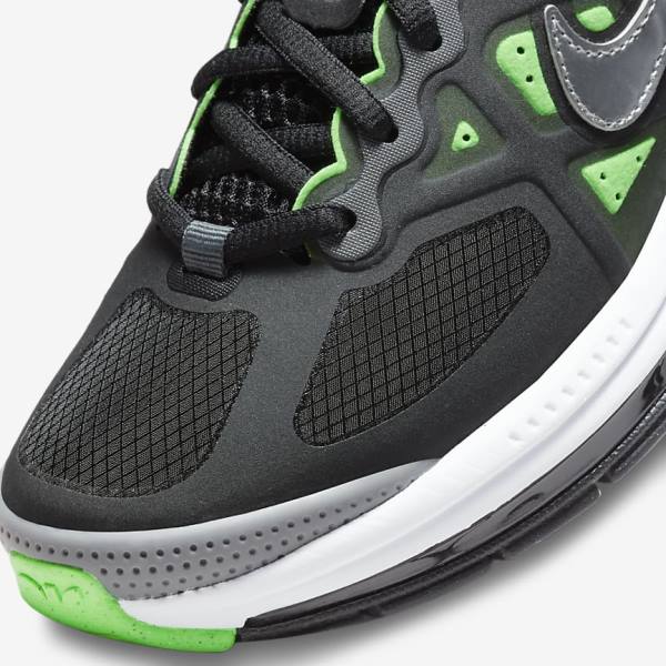 Black / Grey / Green Kids' Nike Air Max Genome Older Sneakers | NK924IVT