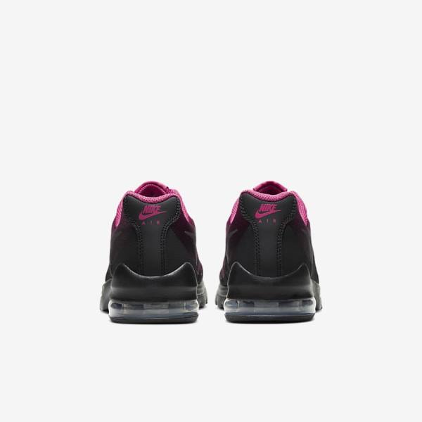 Black / Grey Kids' Nike Air Max Invigor Older Sneakers | NK728WUB