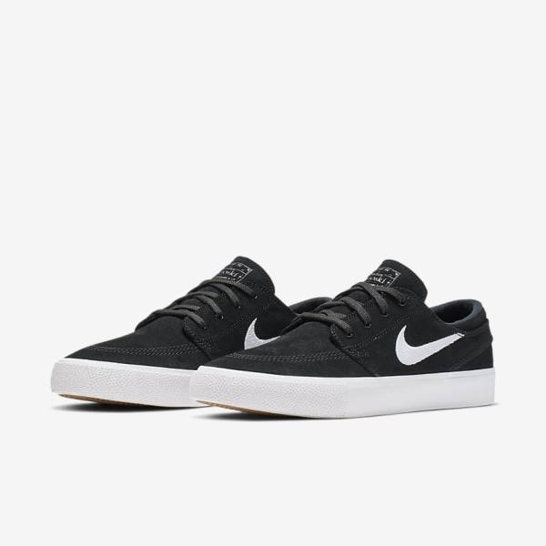 Black / Grey / Light Brown / White Men's Nike SB Zoom Stefan Janoski RM Sneakers | NK506AEM