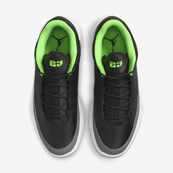 Black / Grey / White / Green Men's Nike Jordan Max Aura 3 Jordan Shoes | NK127GSL