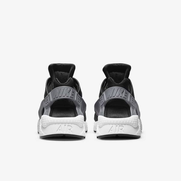 Black / Grey / White Men's Nike Air Huarache J22 Sneakers | NK947PLH