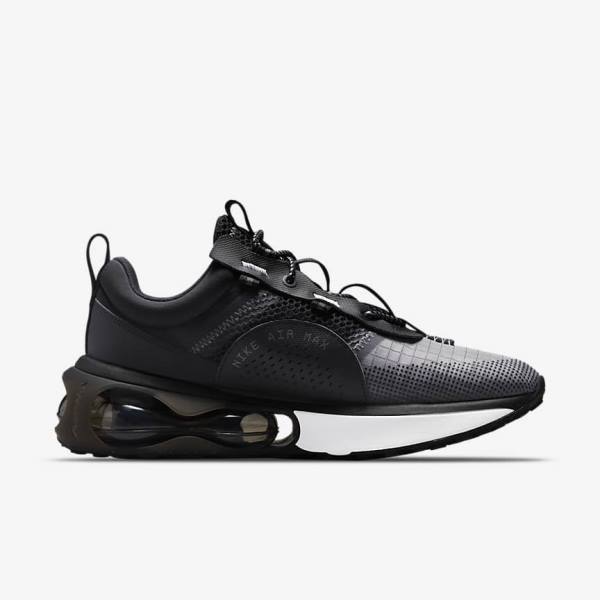 Black / Grey / White Men's Nike Air Max 2021 Sneakers | NK053UMA