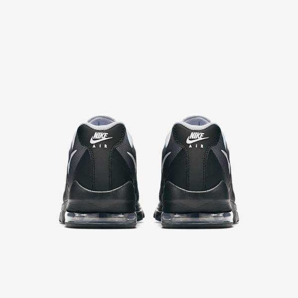 Black / Grey / White Men's Nike Air Max Invigor Print Sneakers | NK328LUP