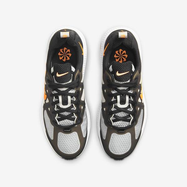 Black / Grey / White / Orange Kids' Nike Air Max Genome Older Sneakers | NK518RSA