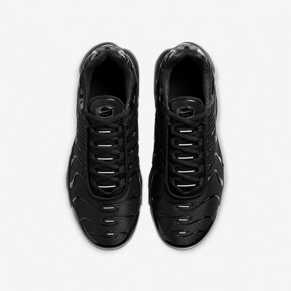 Black Kids' Nike Air Max Plus Older Sneakers | NK051VPY