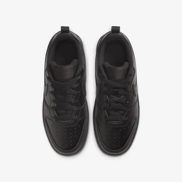 Black Kids' Nike Court Borough Low 2 Older Sneakers | NK863DTA