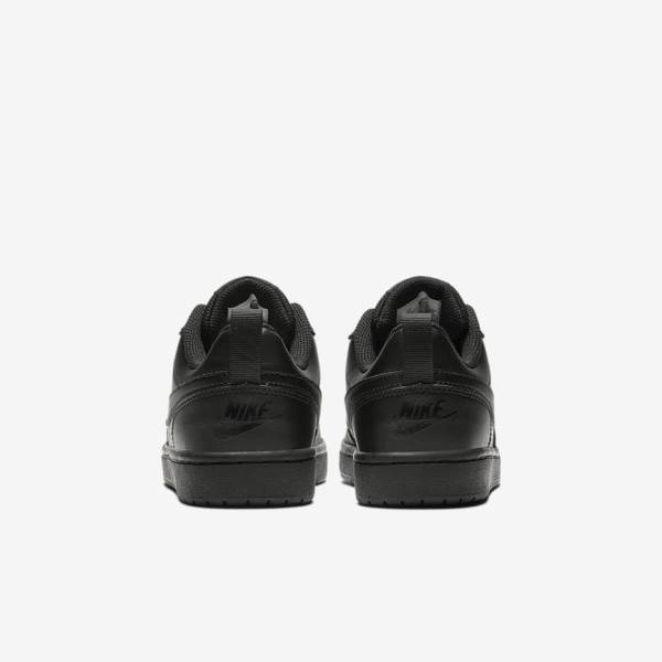 Black Kids' Nike Court Borough Low 2 Older Sneakers | NK863DTA