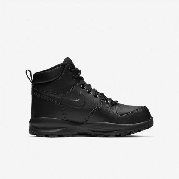 Black Kids' Nike Manoa LTR Older Boot Sneakers | NK568BUM