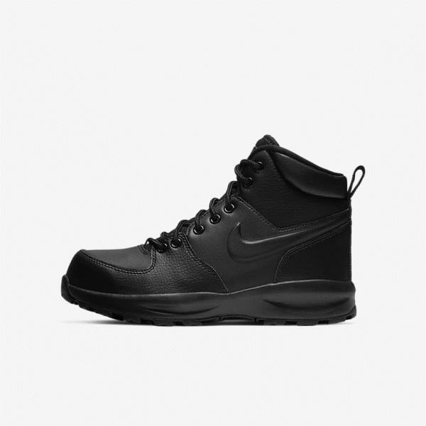 Black Kids\' Nike Manoa LTR Older Boot Sneakers | NK568BUM