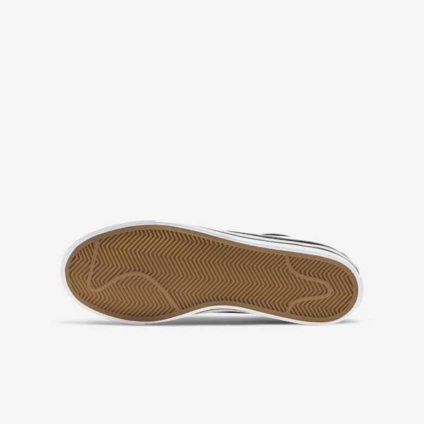 Black / Light Brown / White Kids' Nike NikeCourt Legacy Older Sneakers | NK960TUP