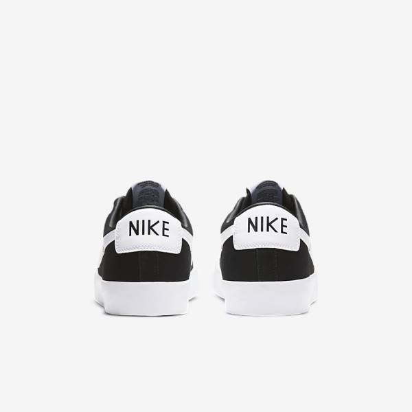 Black / Light Brown / White Men's Nike SB Zoom Blazer Low Pro GT Sneakers | NK015ZQJ