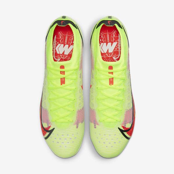 Black / Light Red Women's Nike Mercurial Vapor 14 Elite SG-Pro AC Soft-Ground Football Shoes | NK243ELD