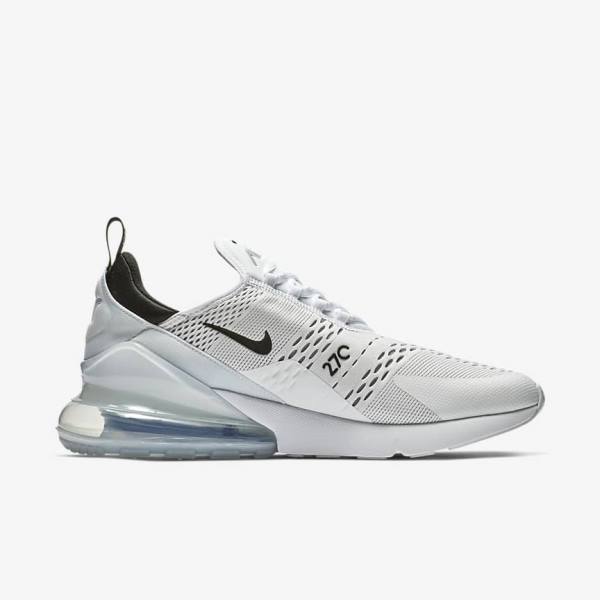 Black Men's Nike Air Max 270 Sneakers | NK495UNM