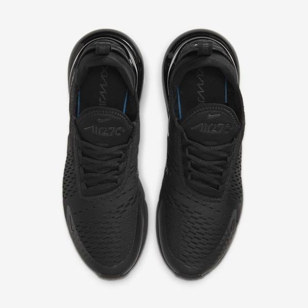 Black Men's Nike Air Max 270 Sneakers | NK495UNM