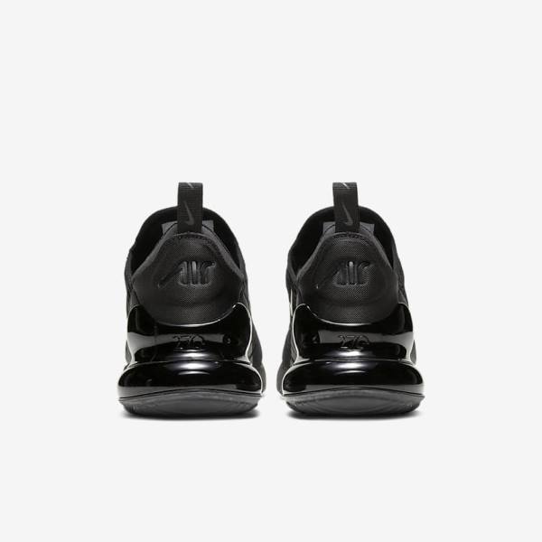 Black Men's Nike Air Max 270 Sneakers | NK495UNM