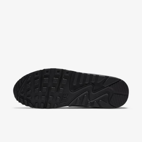 Black Men's Nike Air Max 90 LTR Sneakers | NK245PLS