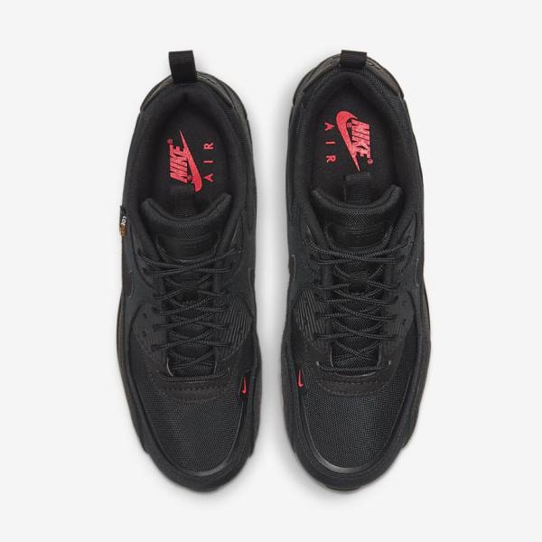 Black Men's Nike Air Max 90 Surplus Sneakers | NK093JBZ