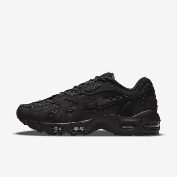 Black Men\'s Nike Air Max 96 2 Sneakers | NK618JGL