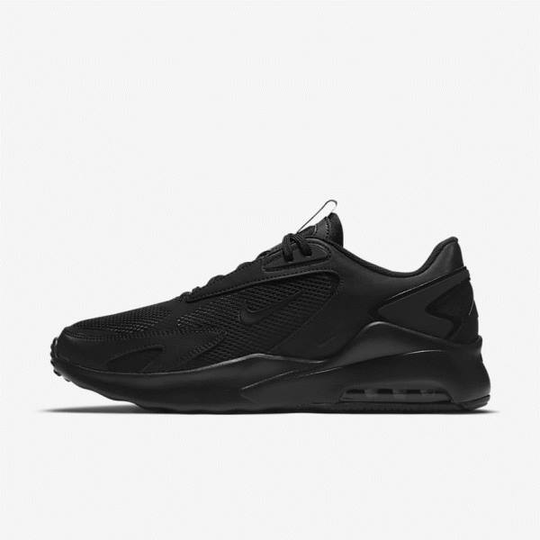 Black Men\'s Nike Air Max Bolt Sneakers | NK209IBE